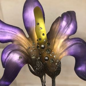 Alexis Bittar Pin Lucite and Crystal Pin